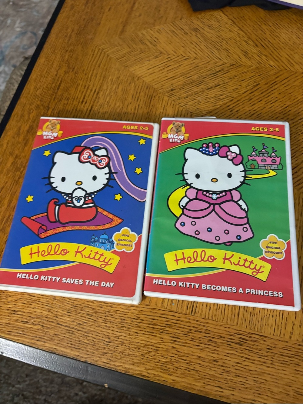 Hello Kitty Becomes A Princess and Saves the Day DVD Sanrio Bundle